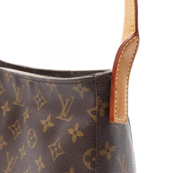 LOUIS VUITTON Brown Monogram Leather Looping MM Shoulder Bag - Picture 9 of 10